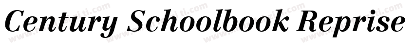 Century Schoolbook Reprise SSi Italic字体转换